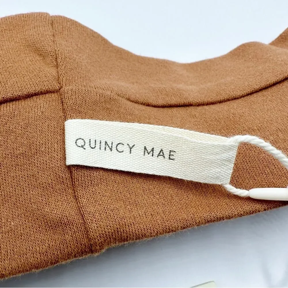 Quincy Mae Baby Girl 12-24 months Rust Brown Knotted Knot Cotton Headband NWT
